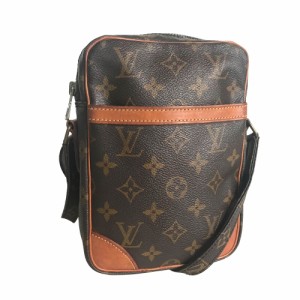 LOUIS VUITTON ルイヴィトン ダヌーブ クロスボディ ショルダーバッグ レディース モノグラムキャンバス ブラウン斜め掛け 茶色 M45266 