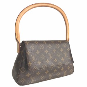 LOUIS VUITTON ルイヴィトン ミニ ルーピング スリングバッグ ショルダーバッグ レディース モノグラムキャンバス ブラウン 肩掛け 茶色 