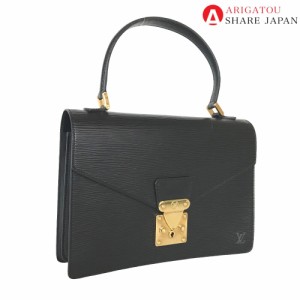 LOUIS VUITTON ルイヴィトン エピ コンコルド ハンドバッグ ビジネスバッグ メンズ エピレザー ブラック 黒 M52132 中古品【鑑定済】