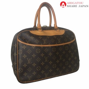 LOUIS VUITTON ルイヴィトン ドーヴィル トートバッグ ハンドバッグ レディース モノグラムキャンバス ブラウン 茶色 M47270 中古品【鑑