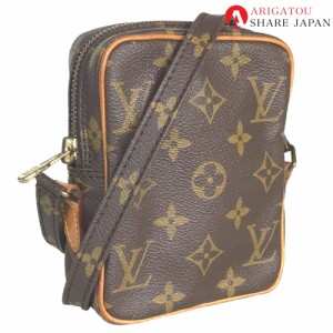 LOUIS VUITTON ルイヴィトン ミニダヌーブ クロスボディ ショルダーバッグ レディース モノグラムキャンバス ブラウン 斜め掛け 肩掛け 