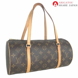 LOUIS VUITTON ルイヴィトン パピヨン ハンドバッグ ショルダーバッグ レディース モノグラムキャンバス ブラウン 茶色 M40711 中古品【