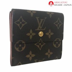 LOUIS VUITTON ルイヴィトン ポルト モネ ビエ カルトクレディ コンパクトウォレット 三つ折り財布 メンズ モノグラムキャンバス ブラウ