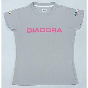 ・古着　DIADORA レディース　速乾テニスウェア　半袖シャツ　Mサイズ