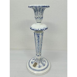 アンティーク イタリア製 B Altman 陶器製 燭台/ロウソク立て