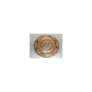 ビンテージ MEXICO 銅製 アステカ 暦紋 飾り絵皿/壁飾り/オブジェ