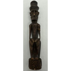 ビンテージ　アフリカ　民族　木彫り人形／置物
