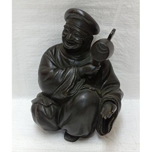 骨董品　銅器　七福神／大黒天様　財宝福徳開運　縁起物　置物