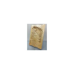 北海木工芸社 木彫り アイヌ 大型 レリーフ/壁掛け/スタンド付