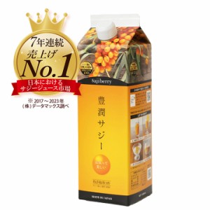 【公式 フィネス】 豊潤サジー 1000ml サジージュース 【紙パックタイプ】 200種類以上の栄養素が含まれたドリンク ジュース 鉄分 リンゴ