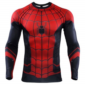 スパイダーマン　Tシャツ Mサイズ　トレーニング用　ハロウィーン用　フィットシャツ　コスチューム　仮装　ハロウィン　spiderman T-shi