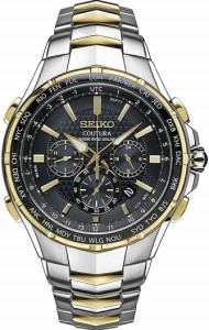 SEIKO 即納 腕時計 電波ソーラー Mens SSG010 COUTURA 日本語説明書付き Analog Display Japanese Quartz Two Tone Watch　セイコー 腕時