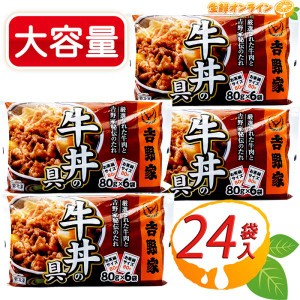 ≪6袋入×4箱セット≫【吉野家】牛丼の具 お茶碗1杯分 ミニ牛丼の具 ◇お家で簡単に食べれる吉野家の味◇ 牛丼 クール冷凍【コストコ】