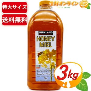 ≪3kg≫【KIRKLAND】カークランド はちみつ ボトル 特大サイズ 生はちみつ ハチミツ 蜂蜜  ハニーミール カナダ産【コストコ】