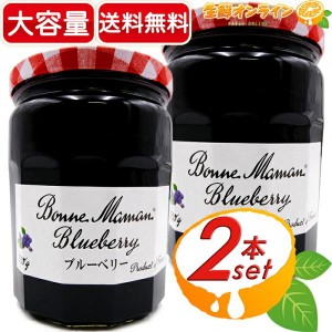 ≪750g×2個セット≫【Bonne Maman】ボンヌママン ブルーベリージャム 大容量 フランス産【コストコ】