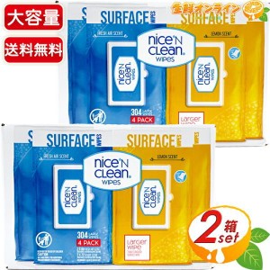 ≪304枚入×2箱セット≫【KIRKLAND】カークランド ハウスホールドワイプ サーフェスワイプ クリーンワイプ ナイス＆クリーン