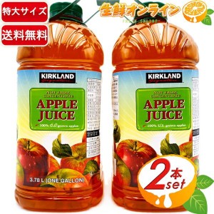 ≪3.78L×2本セット≫【KIRKLAND】カークランド アップルジュース 特大サイズ 林檎ジュース フルーツジュース【コストコ】