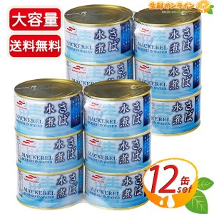 ≪200g×12缶≫【マルハニチロ】さば水煮 缶詰め ◆天日塩のみで味付◆ サバ缶 鯖缶 水煮缶 シーフード 魚介【コストコ】