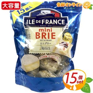 ≪375g≫【ILE DE FRANCE】イル・ド・フランス ミニブリー チーズ 15個入 クール冷蔵【コストコ】
