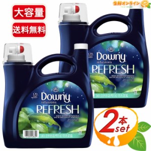 ≪3.4L×2本セット≫【Downy】ダウニー インフュージョン リフレッシュ バーチウォーター＆ボタニカル 柔軟剤 衣料用 約170回分 濃縮【コ