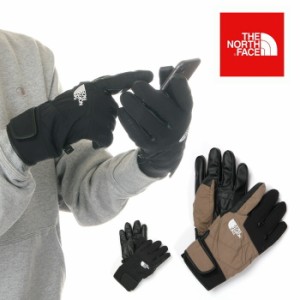 ノースフェイス 手袋 スマホ メンズ レディース THE NORTH FACE グローブ EARTHLY GLOVE 合成皮革 防寒 スマートフォン対応 スマホ 山登