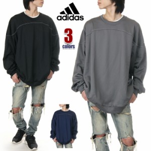 アディダス トレーナー メンズ レディース ADIDAS CREWNECK SWEAT クルーネック スウェット 大きいサイズ USAモデル 裏起毛 ビッグサイズ