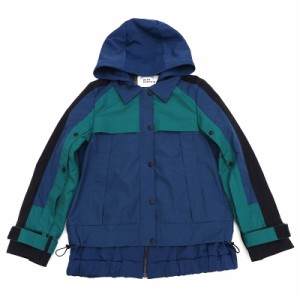 新品 DEAR DANSKIN トランスフォーム ジャケット 【サイズ：L】 グリーン/ブルー DEAR321300 TRANSFORM 2WAY JACKET 撥水 ダンスキン レ