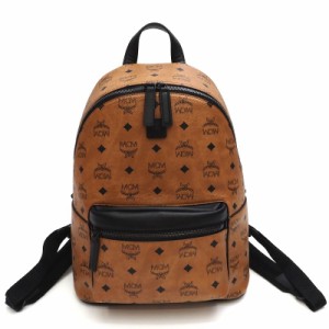 未使用品 MCM ヴィセトス バックパック リュックサック コニャック MMKCSVE02 エムシーエム メンズ レディース 5MLB5/H04208/HUG26/HM/SY