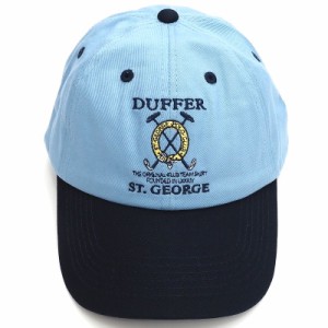 新品 The DUFFER of ST.GEORGE キャップ 【サイズ：FREE】 水色×ネイビー ダファー メンズ 5P2/E04220/HMAY22/SYM/HM