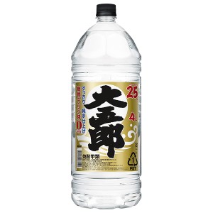 アサヒ 焼酎大五郎 25度 すっきり純水仕上げ ペットボトル 甲類 4L 4000ml 1梱包4本まで