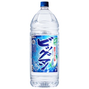 合同酒精 ビッグマン 20度 ペットボトル 4L 4000ml 1梱包4本まで