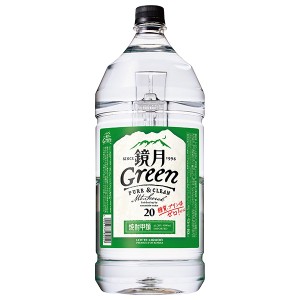 サントリー 鏡月 グリーン 20度 ペットボトル 甲類 4L 4000ml 1梱包4本まで