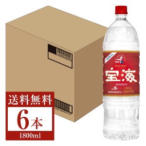 アサヒ 韓国焼酎 宝海 20度 ペットボトル 1800ml  （1.8L）6本 1ケース 甲類焼酎 韓国 送料無料