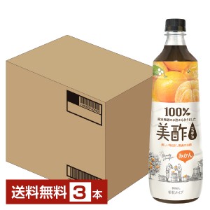 CJフーズジャパン 美酢 みかん 希釈タイプ 900ml ペットボトル 3本 送料無料 日本正規品