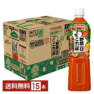 カゴメ 野菜一日これ一杯 720ml ペットボトル 15本 1ケース 送料無料