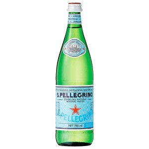 炭酸水 サンペレグリノ 炭酸入りナチュラルミネラルウォーター 瓶 750ml 割り材 ソーダ 包装不可