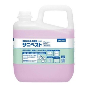 感染対策 洗浄剤 サニベスト 5kg サラヤ 00679260【1箱】