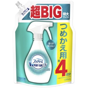 PGP ファブリーズ スプレー W除菌 つめかえ用 4回分 P&G P&G 業務用 大容量 00697821【4袋】