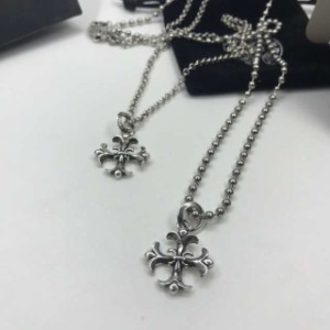 Chrome Hearts クロムハーツ クロウ ヴィンテージ クロススカウト フラワー ネックレス