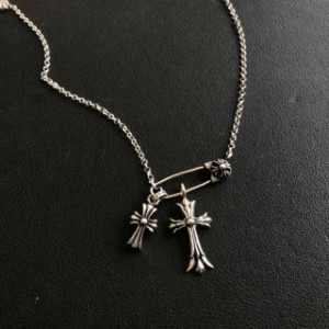 Chrome Hearts クロムハーツ ダブルクロスネックレス