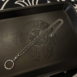 Chrome Hearts クロムハーツ ヴィンテージツイストネックレス ラブサークルペンダント