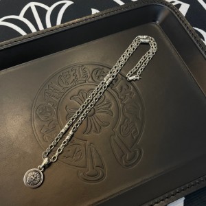 Chrome Hearts クロムハーツ ヴィンテージバンブーレターネックレス クロススピリットペンダント