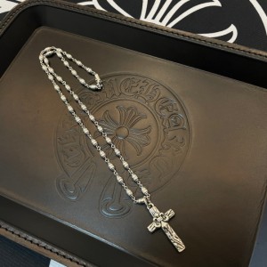 Chrome Hearts クロムハーツ ヴィンテージアルファベットボールクロスネックレス