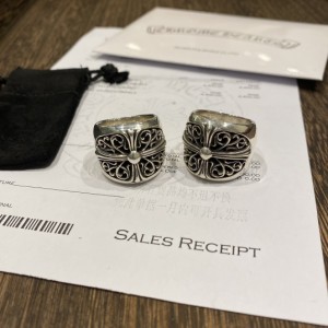 Chrome Hearts クロムハーツ オーバルクロスリング