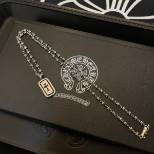 Chrome Hearts クロムハーツ ヴィンテージ クロス スピリット ペンダント ファイブスター ネックレス