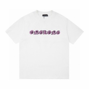Chrome Hearts クロムハーツ限定 3D梵字カジュアル半袖Tシャツ