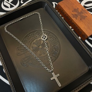 Chrome Hearts クロムハーツ クラシック ヴィンテージ クロス サークル モノグラム ネックレス