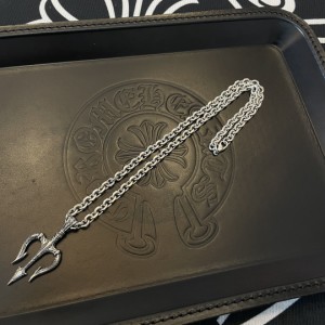 Chrome Hearts クロムハーツ ヴィンテージ キューバ ネックレス トライデント ペンダント