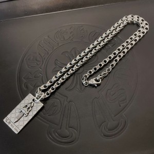 Chrome Hearts クロムハーツヴィンテージクロスサークルソードペンダントネックレス