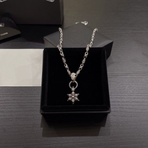 Chrome Hearts クロムハーツ ファイブスター ペンダントネックレス